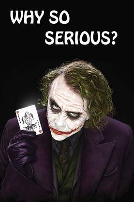 why so serious joker Fine Art Print