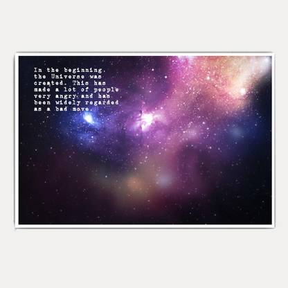 Trippy Quote (18x12) Paper Print