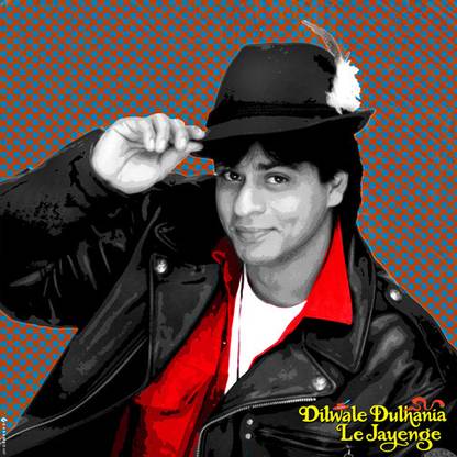Dilwale Dulhania Le Jayenge: Shahrukh Stretched Canvas - By Gabambo YRF