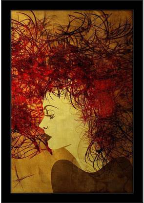 Beautiful Girl Face Paper Print