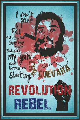 Athah Poster Che Guevara Revolution Rebel Paper Print