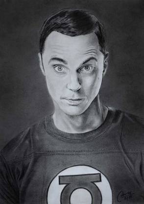 Sheldon Cooper The Big Bang Theory Artwork | Artist: Amit Kumar Photographic Paper