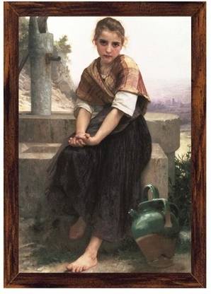 The Broken Pitcher (Code Br9409) Canvas Art