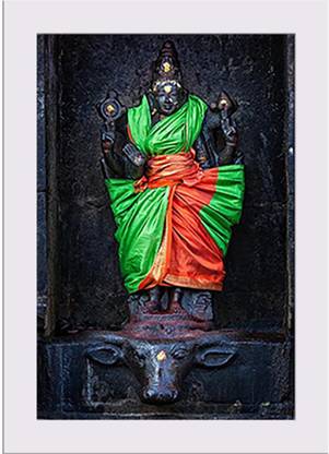 Durga Image Airavatesvara Temple Darasuram Tamil Nadu India Framed Art Print Canvas Art