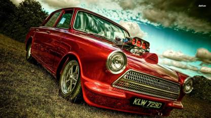 EurekaDesigns Trabant 601 Tuning Poster Fine Art Print