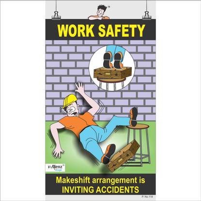 Safety Poster-Work Safety Paper Print