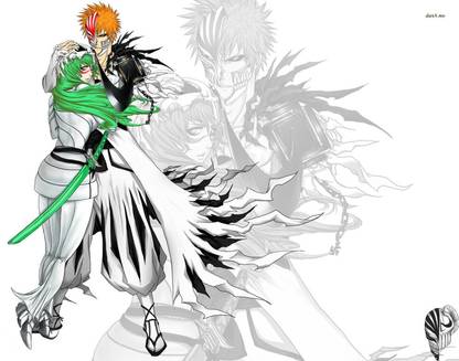 Hollow Ichigo and Nellie - Bleach Athah Fine Quality Poster Paper Print