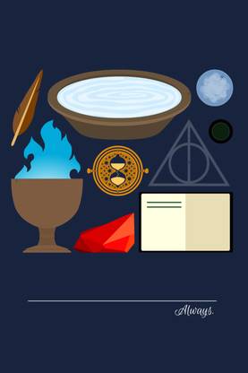 Harry Potter All 7 Seasons Minimalist Paper Print