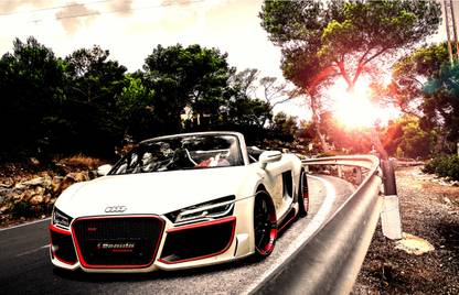 AUDI CAR POSTER Paper Print