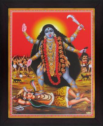 Godess Kali / Mahakali / Kalika Poster Paper Print