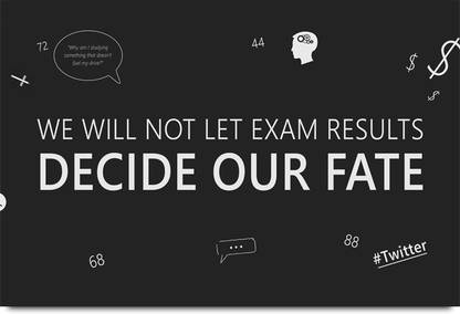 Exam Results Quote Paper Print