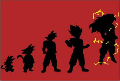 Goku Evolution Photographic Paper