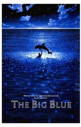 The Big Blue Paper Print
