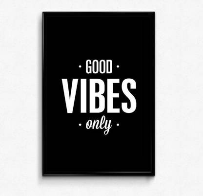 Good Vibes Only Paper Print