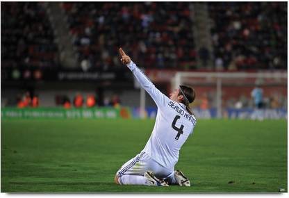 Bluegape Sergio Ramos Photographic Paper
