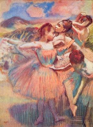 Dancers in the Landscape Canvas Art