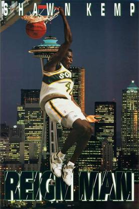 Shawn Kemp Poster Paper Print