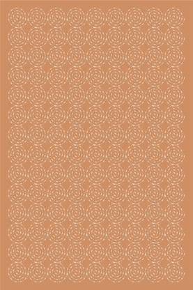 Poster with Chakri Lines Designs - Light Brown - P16 - A1263 Paper Print
