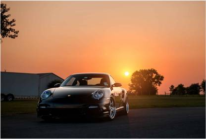 Porsche GT3 Wallpaper Paper Print