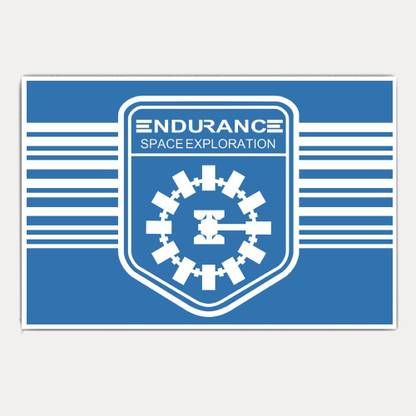 Interstellar Endurance Space Mission Movie (18x12) Paper Print