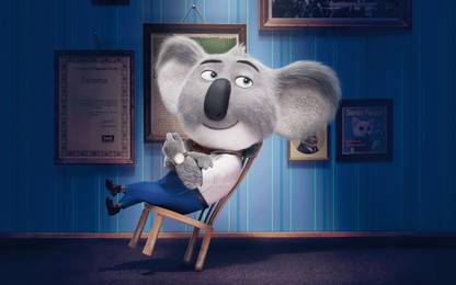 Buster Moon in Sing Animation Movie ON FINE ART PAPER HD QUALITY WALLPAPER POSTER Fine Art Print