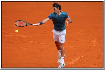 Roger Federer Tennis Player Poster Paper Print