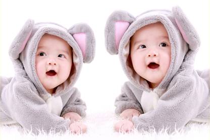 Child S Love Cute Twins In Rabbit Dress Paper Print Children Posters In India Buy Art Film Design Movie Music Nature And Educational Paintings Wallpapers At Flipkart Com