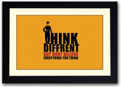 Think different quote Fine Art Print