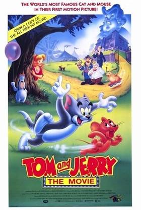 Tom and Jerry Paper Print