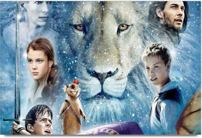 Athah Pop Art Poster Chronicles of Narnia The Voyage Characters D Poster Paper Print