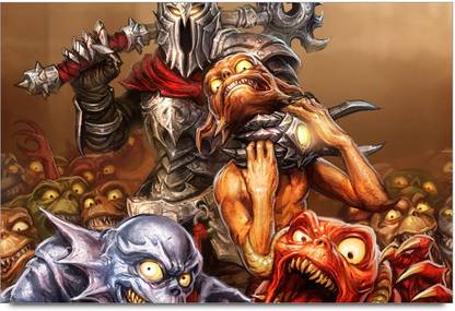 Gamming War Paper Print