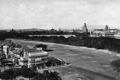 Oval Maidan, Bombay Canvas Art