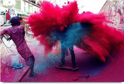 Colour Blast Paper Print