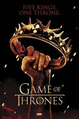 Game of Thrones - Crown Paper Print
