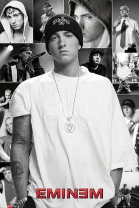 Eminem - Collage Paper Print