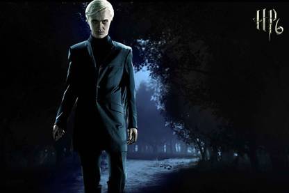 Draco Malfoy Forbidden Forest Paper Print