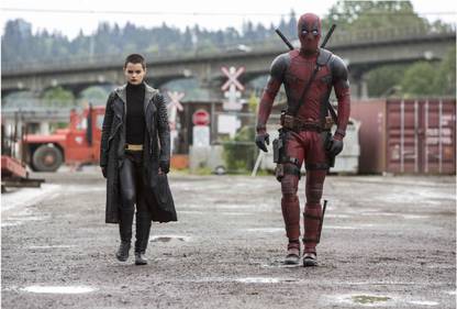 Deadpool Fight Scene Paper Print