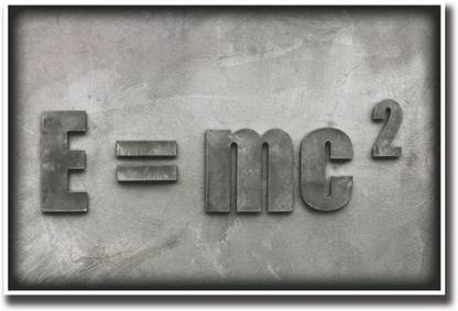 E=mc square Fine Art Print