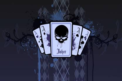 Joker Carta Paper Print