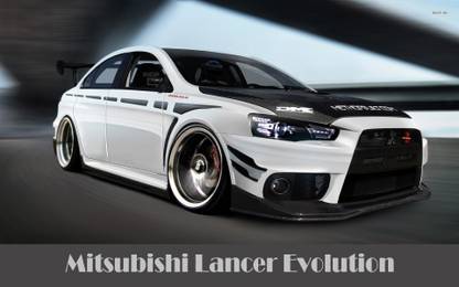 Athah Mitsubishi Lancer Evolution X Poster Paper Print
