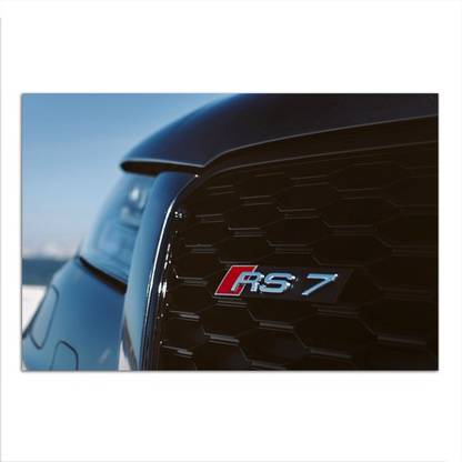 Skycandle Audi RS7 poster Paper Print