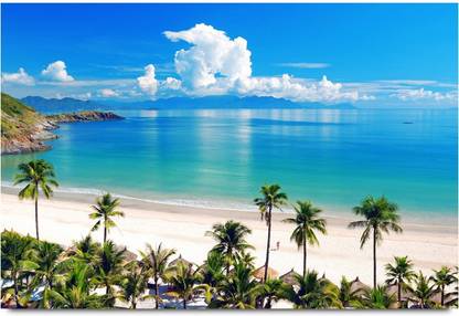Beautiful Sea Beach Paper Print