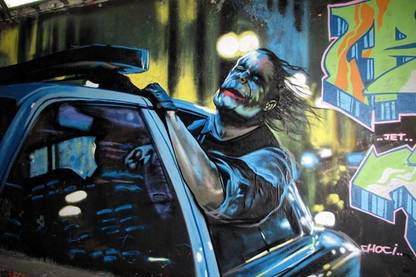 Joker Graffiti Photographic Paper