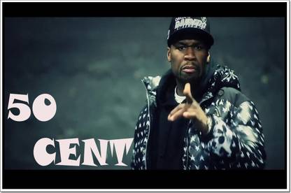 50 Cent Poster Paper Print
