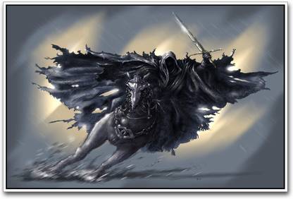 Lord of the Rings dark Paper Print