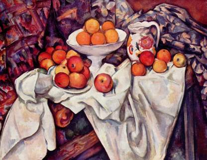 Apples and Oranges by Paul C?zanne Fine Art Print