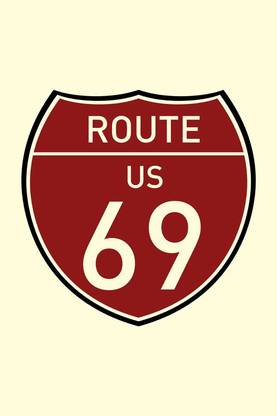 Athah Poster Route US 69 Paper Print