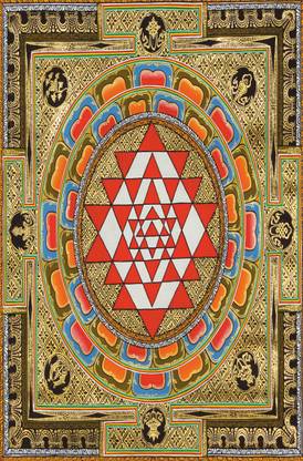 yantra Kuber Dhan Paper Print