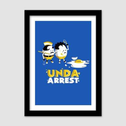 EurekaDesigns Poster Unda Arrest-Blue Fine Art Print