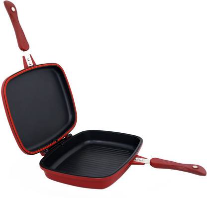 Relance Double Sided(Red) Roasting Pan 10 cm diameter 1.5 L capacity
